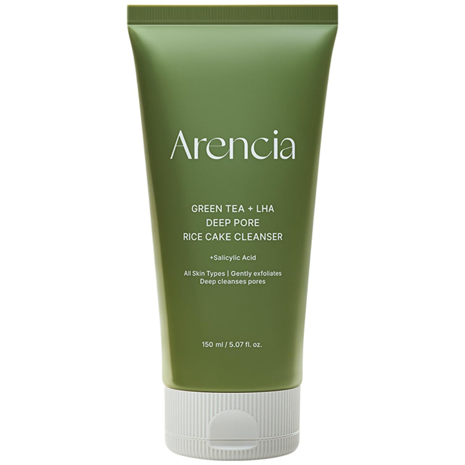 ARENCIA front packaging showing cleanser and benefits
