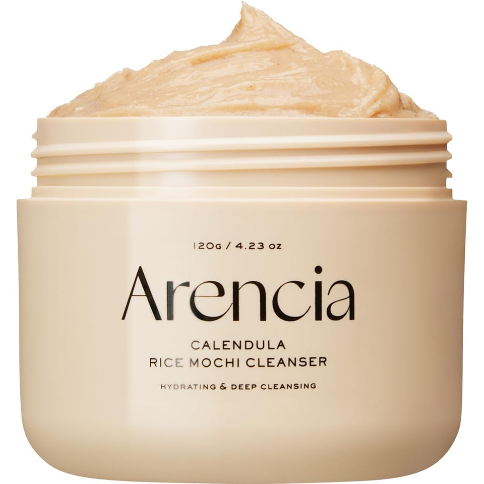 ARENCIA front packaging showing calming calendula and rice benefits