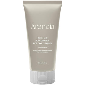 ARENCIA front packaging of rice cake cleanser showing product benefits and size