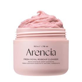 ARENCIA front jar packaging showing product name and compact travel size benefit