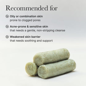ARENCIA cleanser on bathroom shelf as part of daily routine