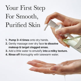 ARENCIA in bathroom routine showing daily use and makeup removal benefit