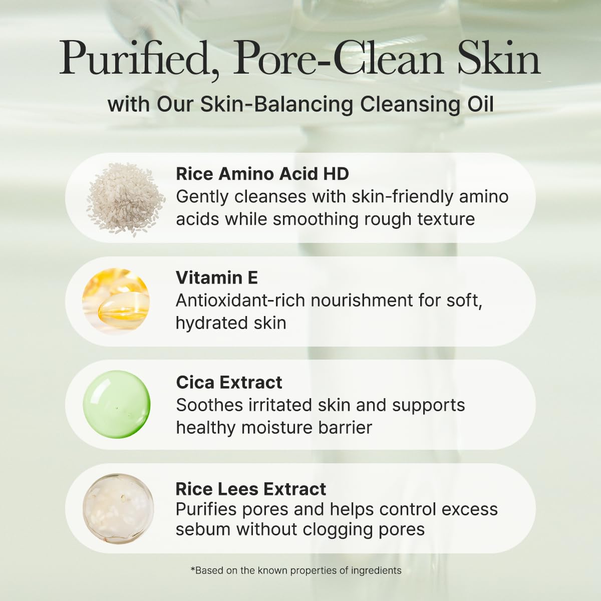 ARENCIA cica and ceramide focus illustrating soothing and barrier support