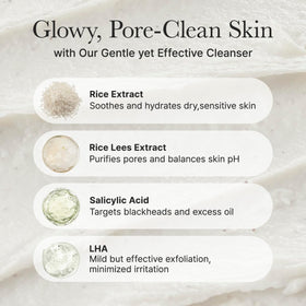 ARENCIA label detail showing salicylic acid and LHA ingredients for pore care