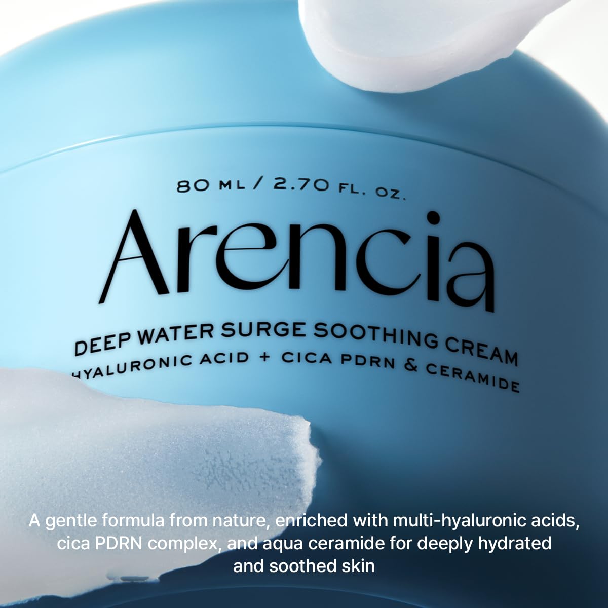 ARENCIA lifestyle bathroom display on shelf conveying daily routine hydration benefits