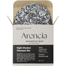 ARENCIA front packaging showing compostable box and product branding, eco benefit