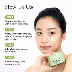 ARENCIA Pore Melt in bathroom lifestyle setting showing gentle daily routine benefit
