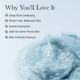ARENCIA scrub on fingers demonstrating easy scoopability and spreadable blend