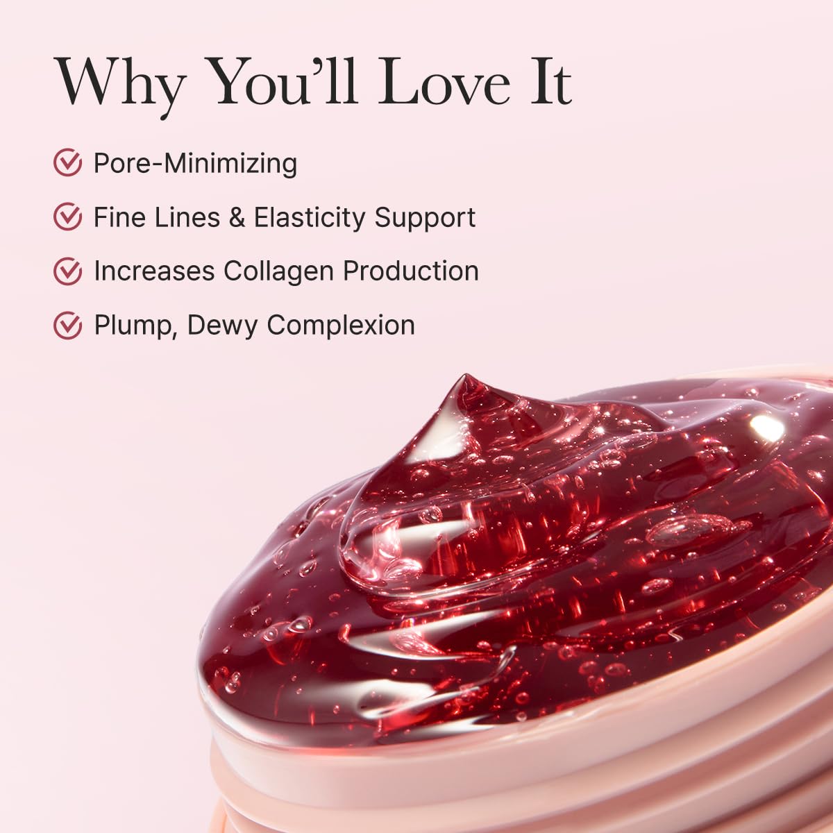 ARENCIA serum spread on skin demonstrating soothing hydration benefit