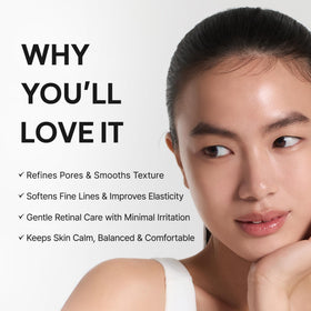 ARENCIA close-up of serum texture highlighting lightweight, non-greasy absorbency
