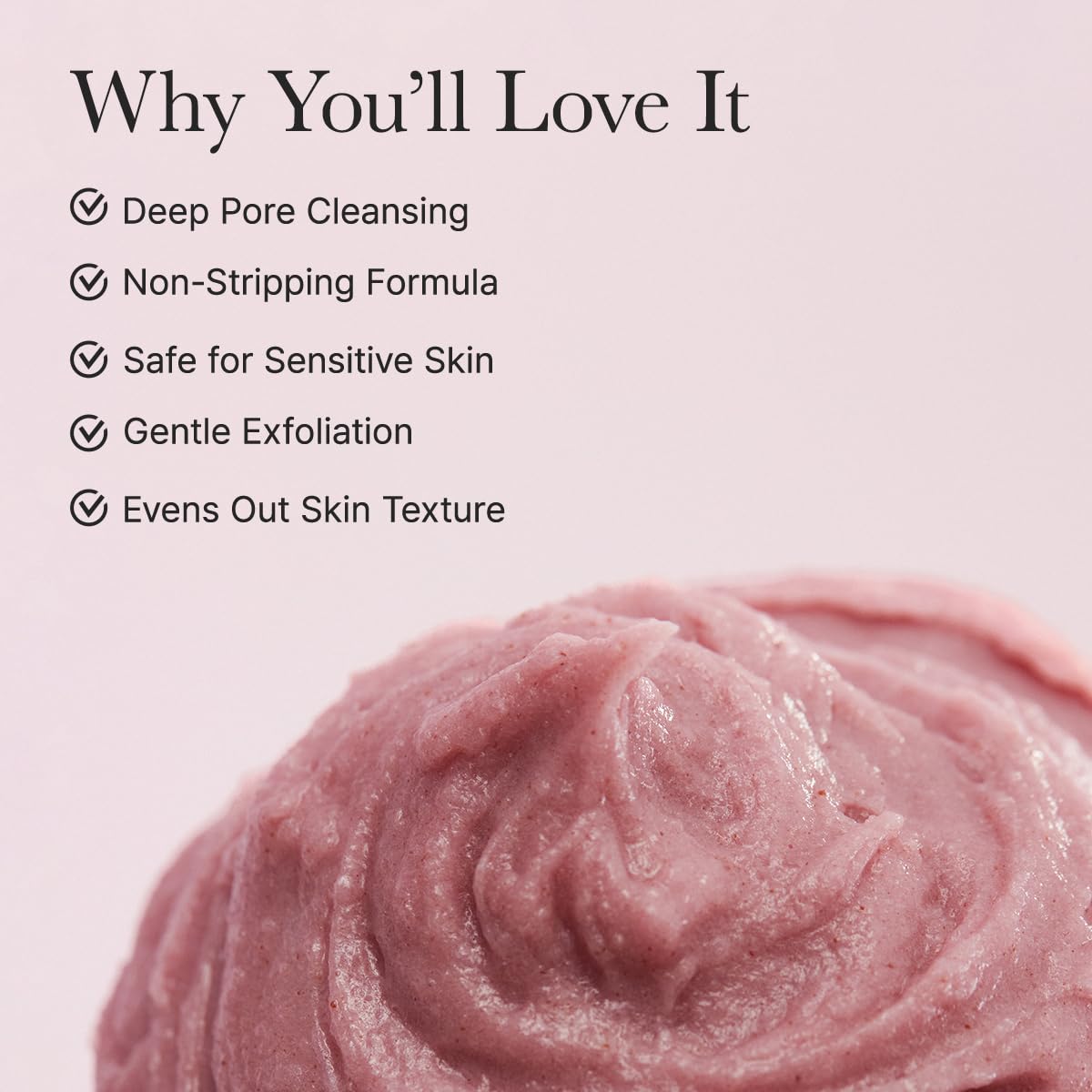 ARENCIA creamy exfoliant texture close-up revealing gentle beads