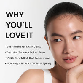 ARENCIA close-up of clear essence texture showing fast absorption benefit