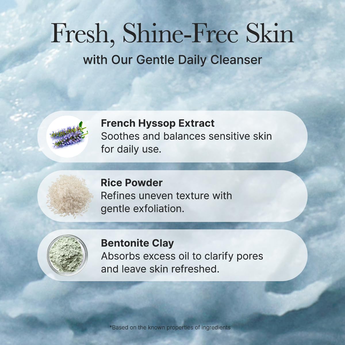 ARENCIA label and ingredient list highlighting 34 botanical extracts