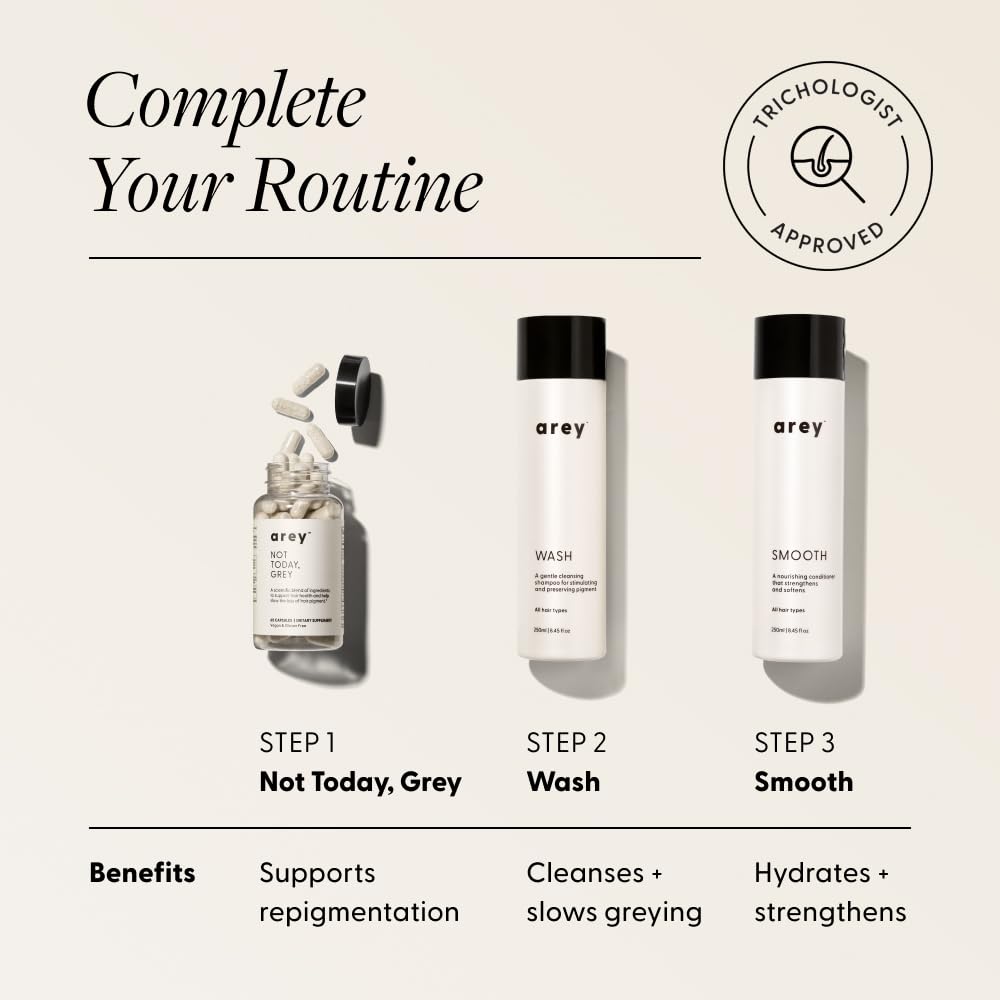 Arey lifestyle bathroom setup conveying routine-friendly, clean product