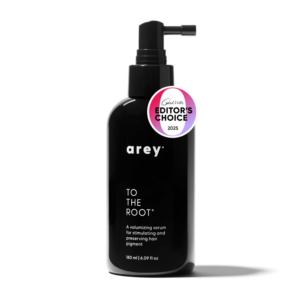 Arey bottle front packaging showing brand and clear benefits