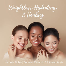 Argan Cosmetics under-eye application demonstrating hydration and brightening benefit