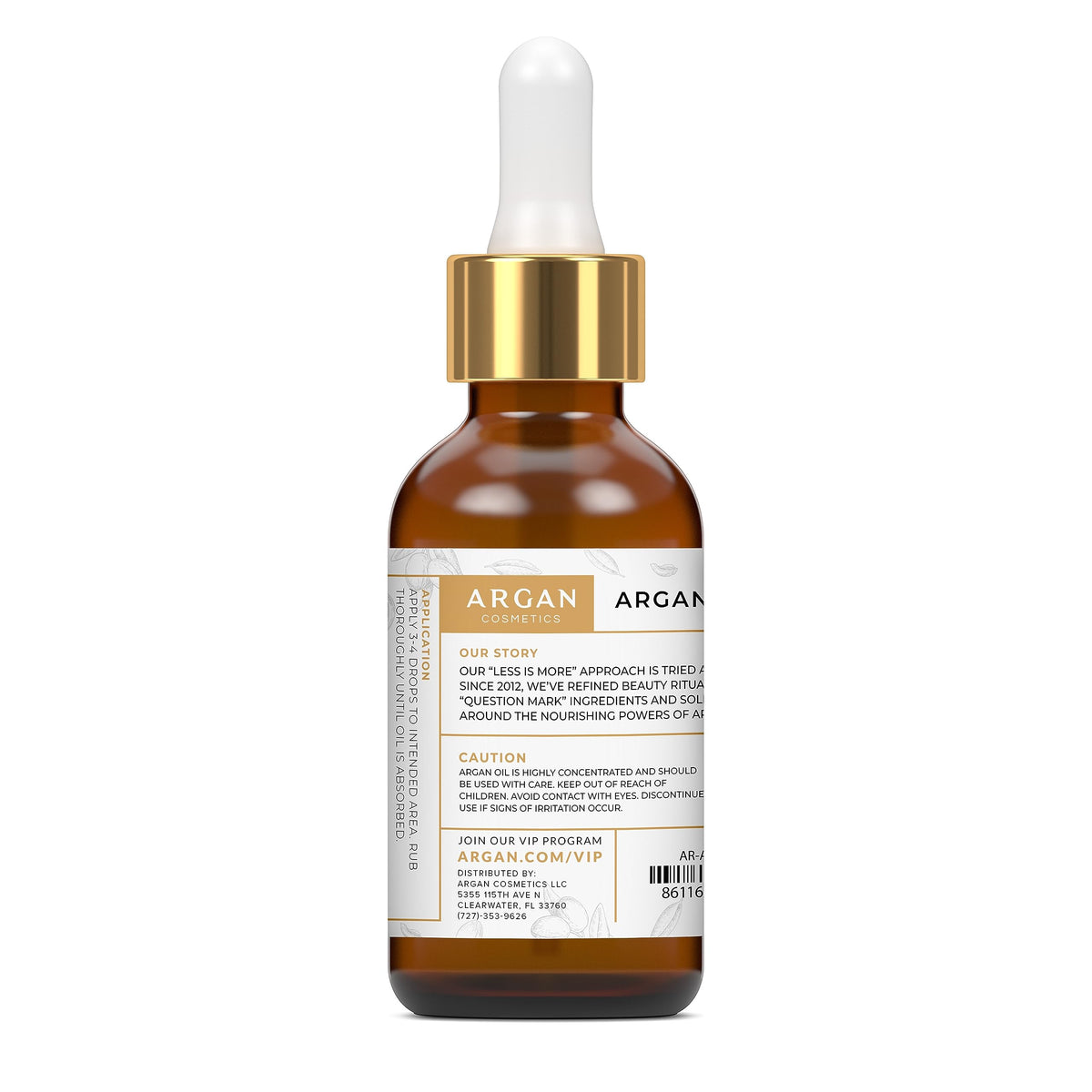 Argan Cosmetics oil texture close-up highlighting lightweight absorption benefit