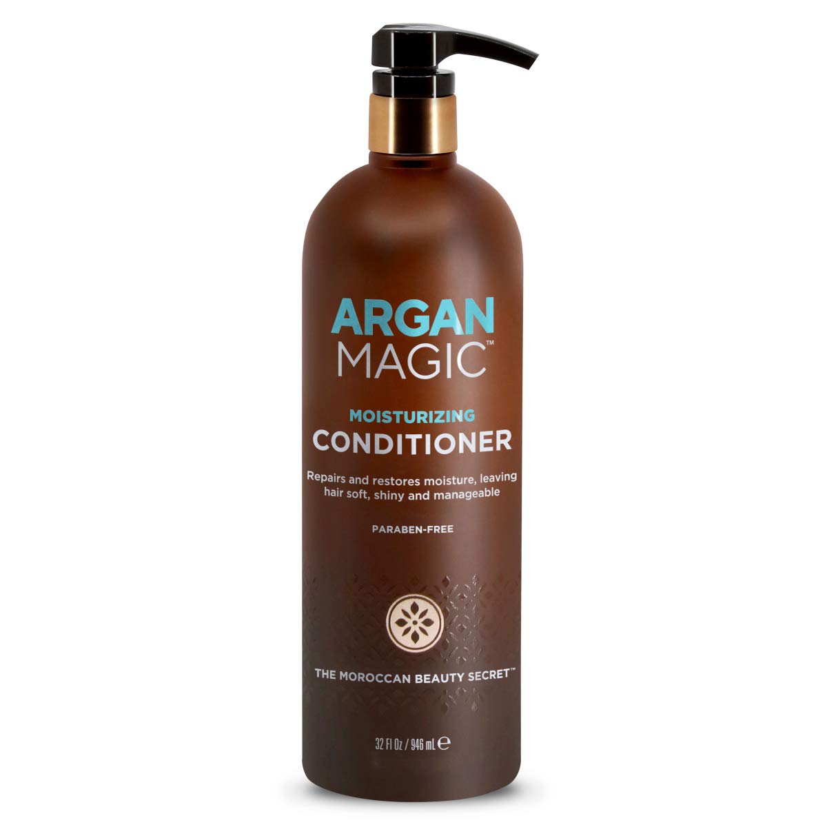 Argan Magic bottle in bathroom setting showing everyday restorative routine