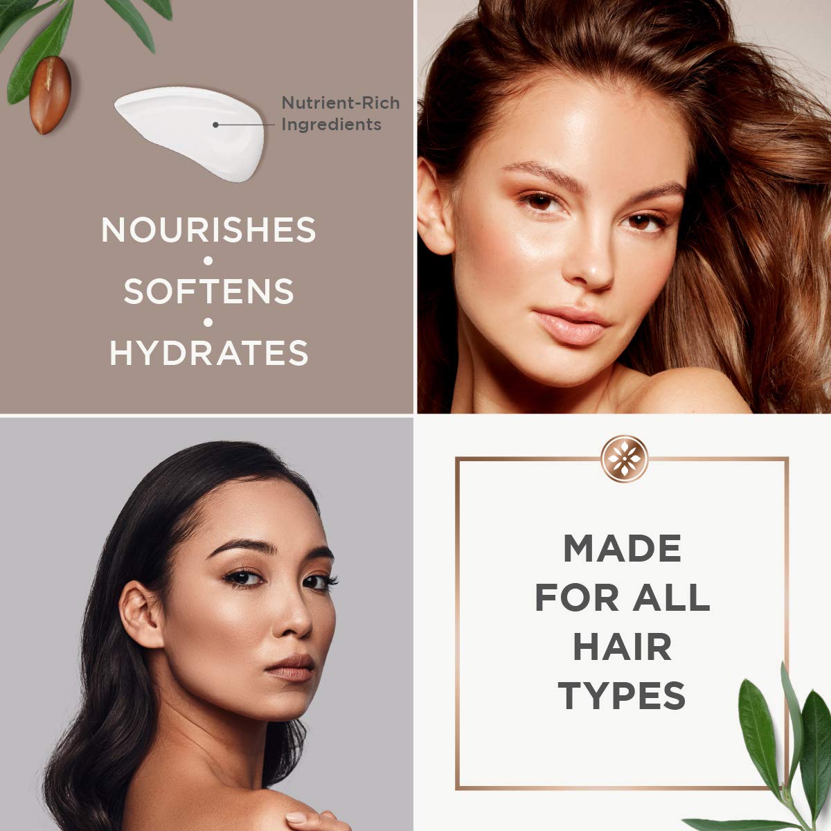 Argan Magic before and after hair strand comparison showing reduced breakage