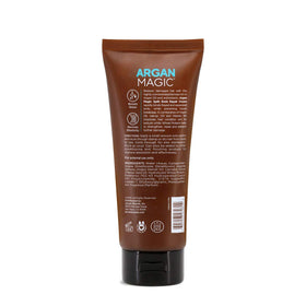Argan Magic cream texture close-up showing smooth spreadability benefit