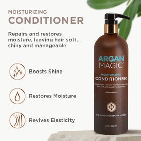 Argan Magic argan oil and antioxidant ingredients highlighting nourishment