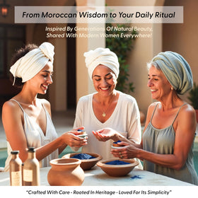 Argaviva preparing body scrub in bathroom, gentle polishing benefit