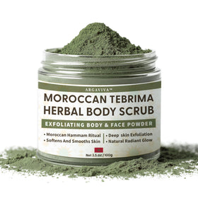 Argaviva front packaging shows product jar and label, natural ritual benefit