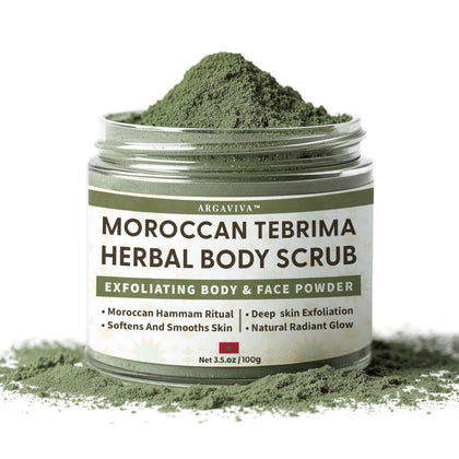 Argaviva front packaging shows product jar and label, natural ritual benefit
