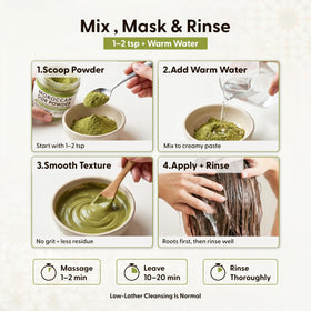 Argaviva application on scalp showing gentle massage benefit