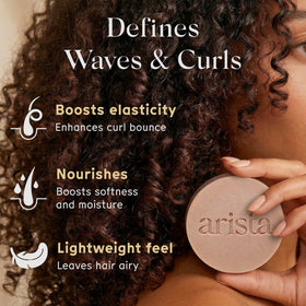 Arista ayurveda close-up of bar texture highlighting creamy moisturizing feel