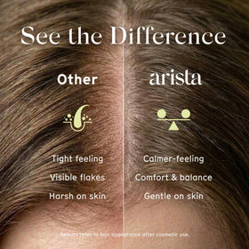 Arista lather in hand illustrating rich foam and effective cleansing benefit