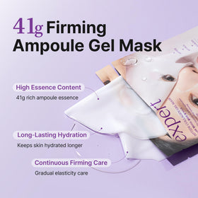Model wearing Ariul sheet mask showing comfortable, cooling effect