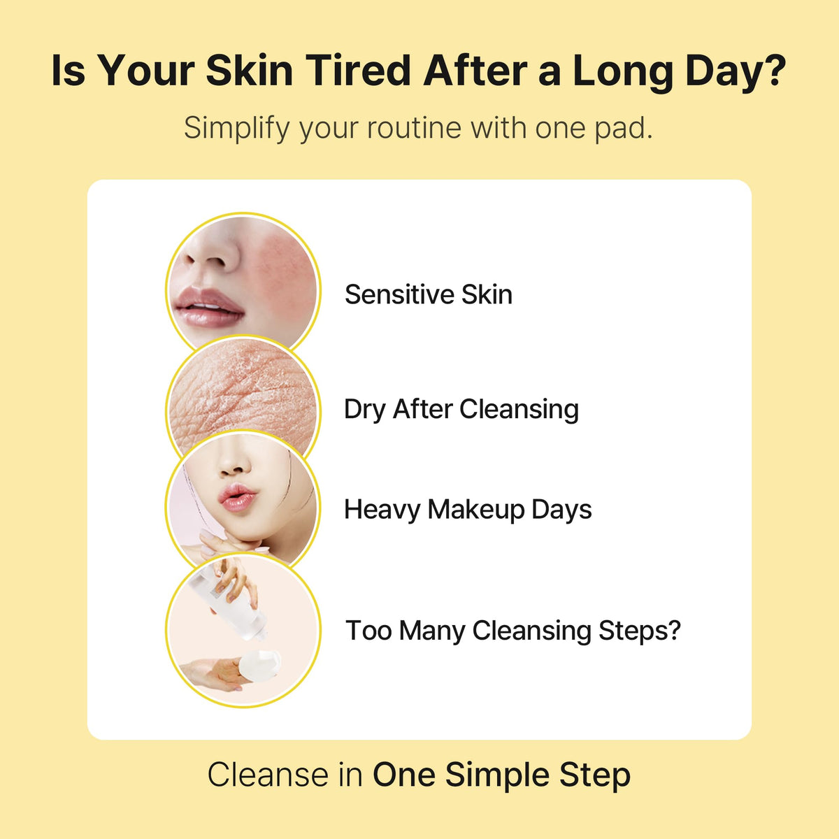 Ariul pad soaked in oil formula showing moisturizing hydration