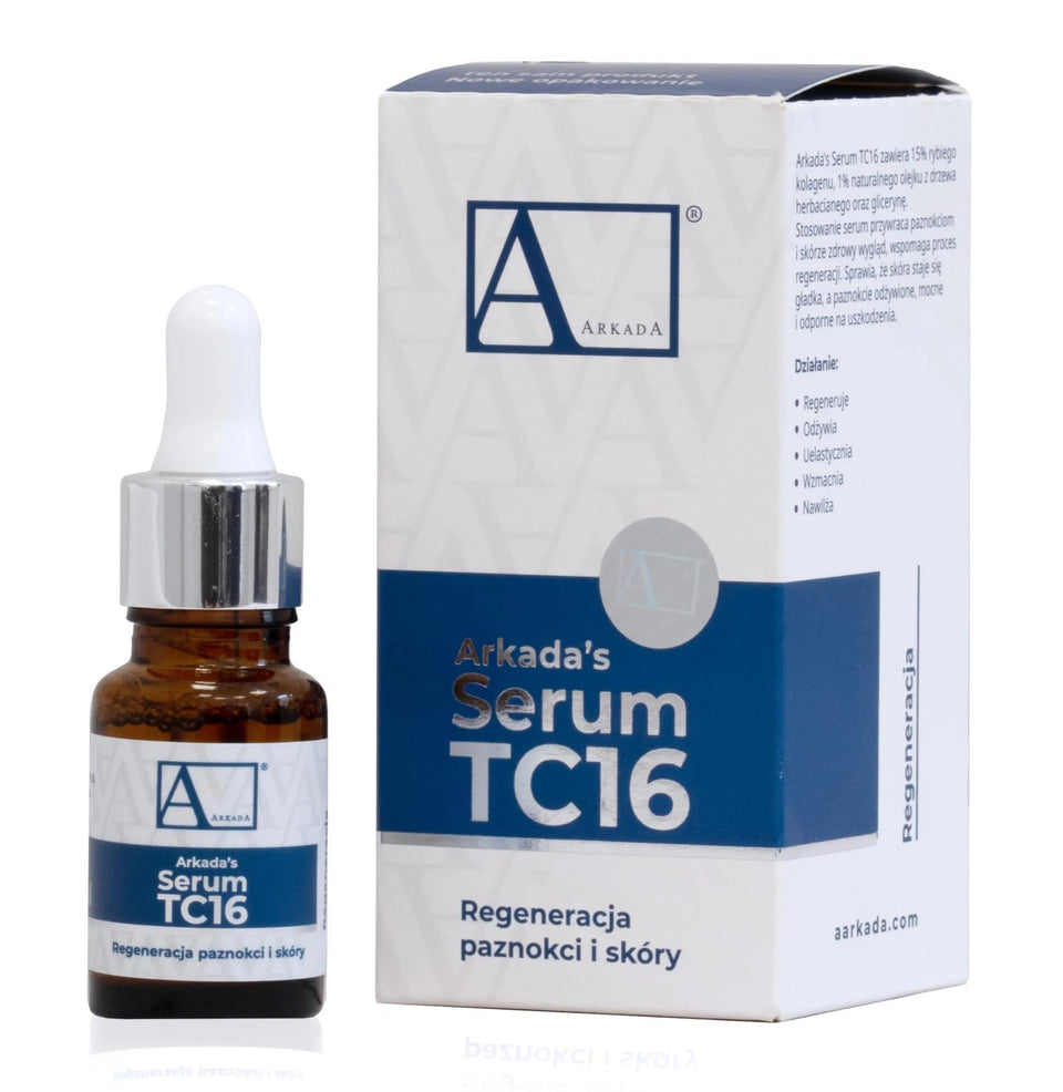 ARKADA Natura Resort AMAZON TC16 Serum front bottle showing sleek design and brand clarity