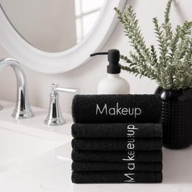 Arkwright embroidered makeup design detail adding a stylish, giftable finish