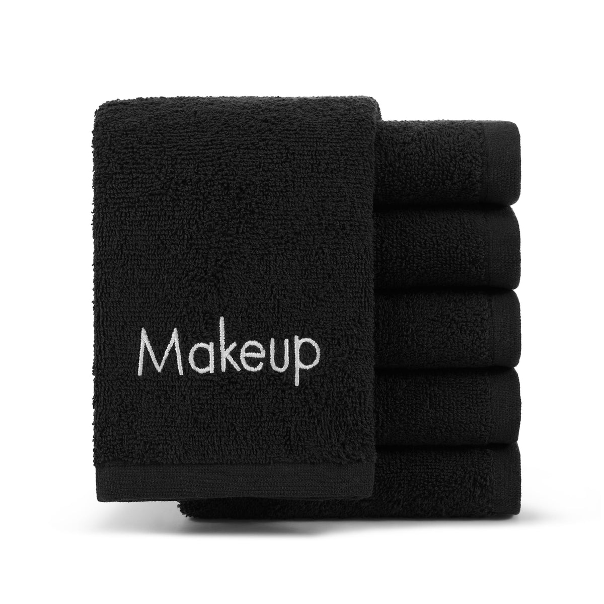 Arkwright front packaging of six reusable cotton makeup remover cloths, durable and eco-friendly
