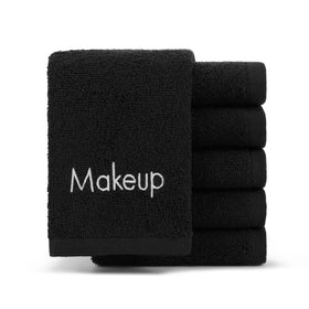Arkwright front packaging of six reusable cotton makeup remover cloths, durable and eco-friendly