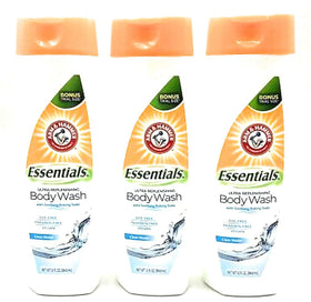 Arm & Hammer front packaging showing clear moisturizing body wash benefits