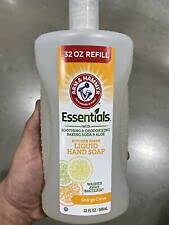Arm & Hammer baking soda and aloe ingredients shown highlighting odor control and hydration