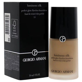 Armani Beauty pump dispenser detail delivering precise product control for less waste