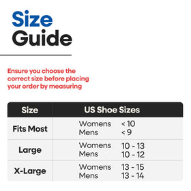 ARMSTRONG AMERICA size chart label to ensure correct large fit
