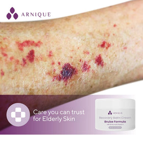 Arnique being applied to a hand demonstrating gentle hydration and skin conditioning