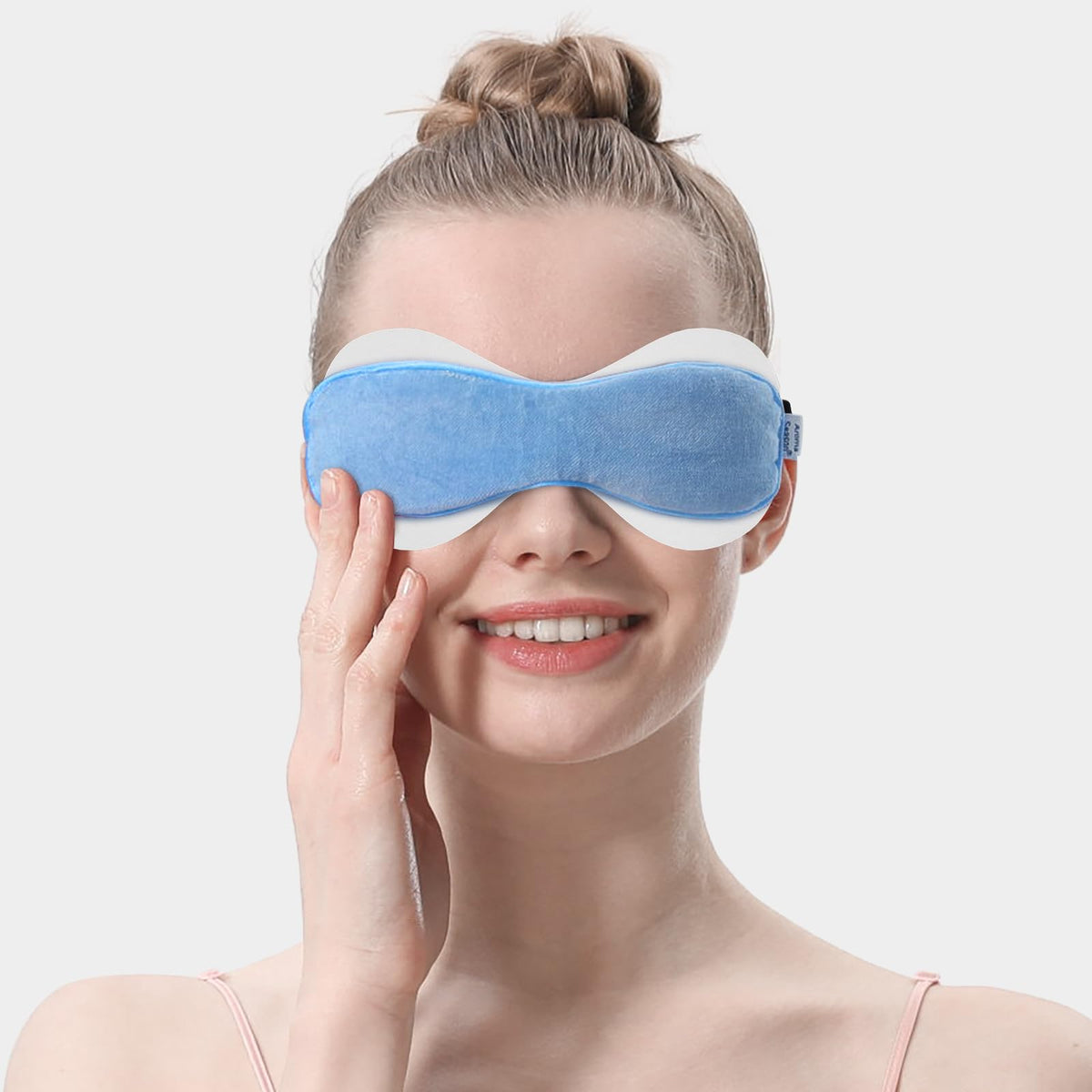Aroma Season contoured eyelid sheet fitting mask shape for full coverage and no slipping