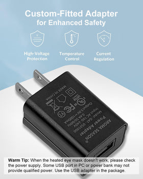 Aroma Season USB connected to power bank for portable warm compress use