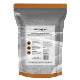 Aromasong bag shown beside hand to indicate 5 lb size and bulk value