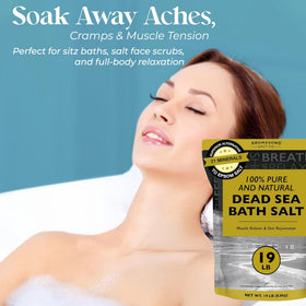Aromasong foot soak basin with salt highlighting soothing foot relief