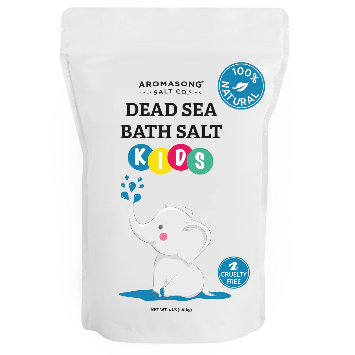 Aromasong front pack shot showing resealable 4 lb pouch and branding benefits