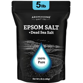 Aromasong front package showing 5 lb pouch and clear product benefit