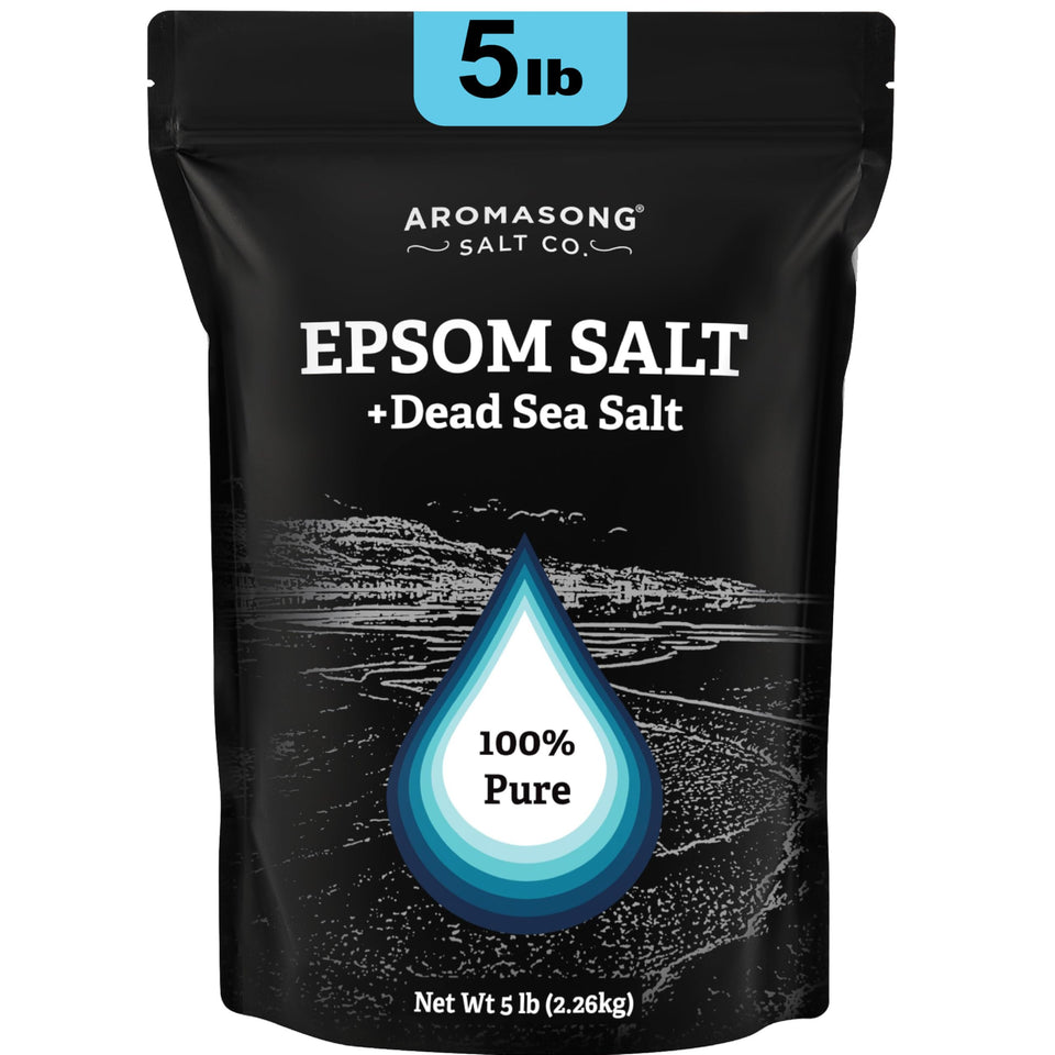 Aromasong front package showing 5 lb pouch and clear product benefit