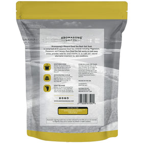 Aromasong 19 lb bag beside household items showing bulk supply and scale
